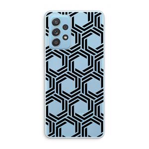 CaseCompany Geometrisch patroon: Samsung Galaxy A73 Transparant Hoesje