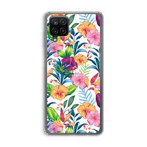 CaseCompany Tropisch 2: Samsung Galaxy A12 Transparant Hoesje
