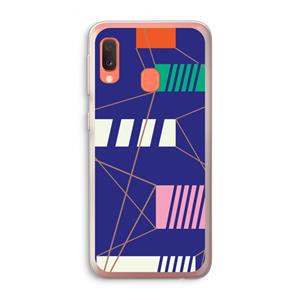 CaseCompany Gestalte 5: Samsung Galaxy A20e Transparant Hoesje