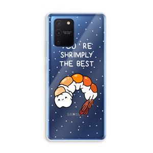 CaseCompany You're Shrimply The Best: Samsung Galaxy Note 10 Lite Transparant Hoesje