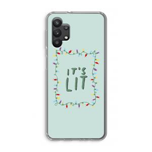 CaseCompany It's Lit: Samsung Galaxy A32 5G Transparant Hoesje