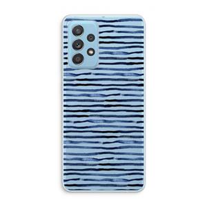 CaseCompany Verrassende lijnen: Samsung Galaxy A73 Transparant Hoesje
