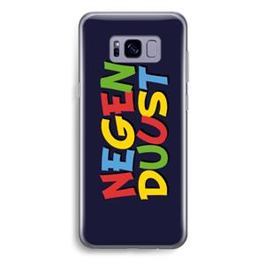 CaseCompany 90's One: Samsung Galaxy S8 Plus Transparant Hoesje