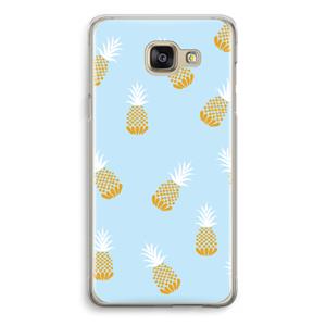 CaseCompany Ananasjes: Samsung Galaxy A5 (2016) Transparant Hoesje