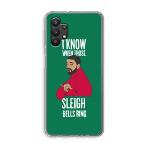 CaseCompany Sleigh Bells Ring: Samsung Galaxy A32 5G Transparant Hoesje