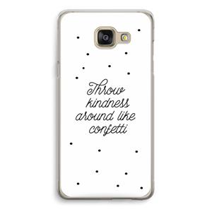 CaseCompany Confetti: Samsung Galaxy A5 (2016) Transparant Hoesje