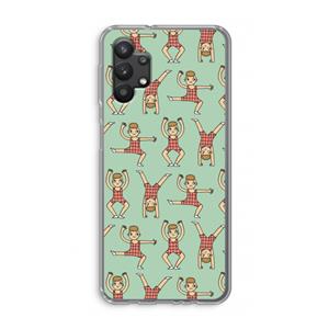 CaseCompany Gymboys: Samsung Galaxy A32 5G Transparant Hoesje