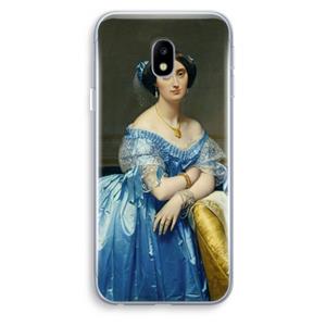 CaseCompany Eleonore: Samsung Galaxy J3 (2017) Transparant Hoesje