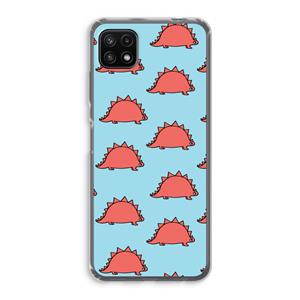 CaseCompany Dinosawrr: Samsung Galaxy A22 5G Transparant Hoesje