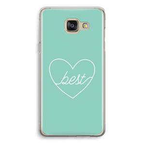 CaseCompany Best heart pastel: Samsung Galaxy A5 (2016) Transparant Hoesje