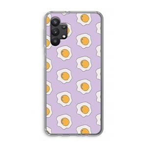 CaseCompany Bacon to my eggs #1: Samsung Galaxy A32 5G Transparant Hoesje