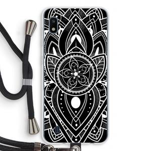 CaseCompany It's Complicated: Samsung Galaxy A10 Transparant Hoesje met koord