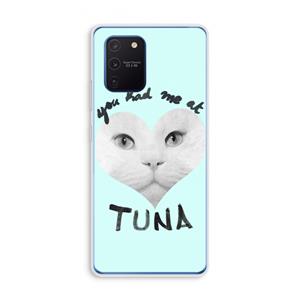 CaseCompany You had me at tuna: Samsung Galaxy Note 10 Lite Transparant Hoesje