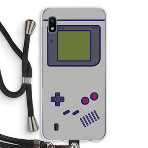 CaseCompany Game On: Samsung Galaxy A10 Transparant Hoesje met koord