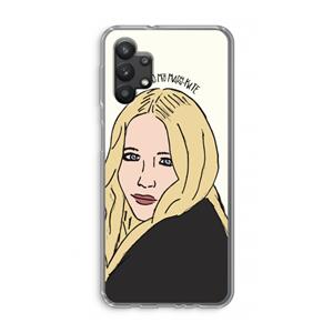 CaseCompany Mary Kate: Samsung Galaxy A32 5G Transparant Hoesje