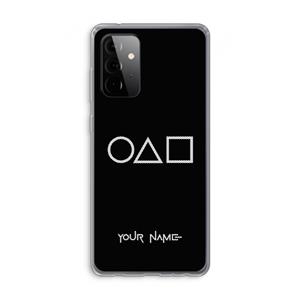 CaseCompany Squid Game: Samsung Galaxy A72 Transparant Hoesje