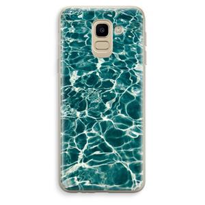 CaseCompany Weerkaatsing water: Samsung Galaxy J6 (2018) Transparant Hoesje