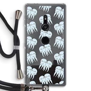 CaseCompany Octopussen: Sony Xperia XZ2 Transparant Hoesje met koord