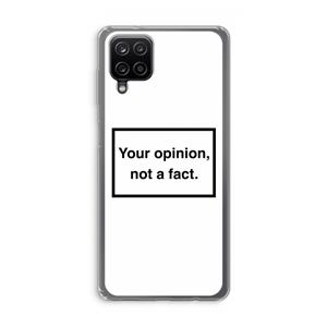 CaseCompany Your opinion: Samsung Galaxy A12 Transparant Hoesje