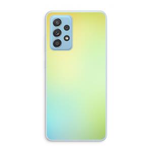 CaseCompany Minty mist pastel: Samsung Galaxy A73 Transparant Hoesje