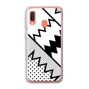 CaseCompany Pop Art #5: Samsung Galaxy A20e Transparant Hoesje