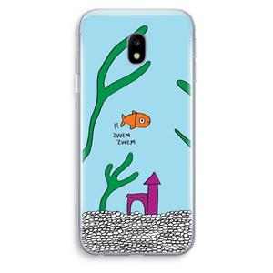CaseCompany Aquarium: Samsung Galaxy J3 (2017) Transparant Hoesje