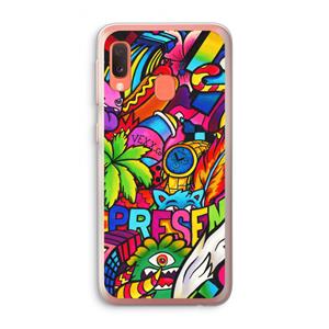 CaseCompany Represent: Samsung Galaxy A20e Transparant Hoesje