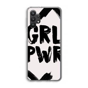 CaseCompany Girl Power #2: Samsung Galaxy A32 5G Transparant Hoesje