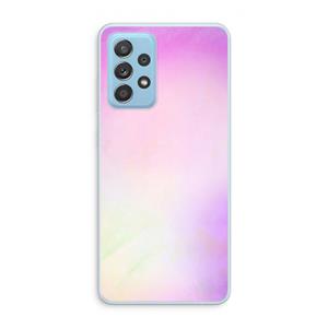 CaseCompany Flow mist pastel: Samsung Galaxy A73 Transparant Hoesje
