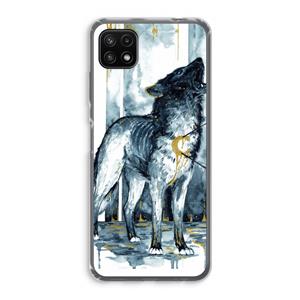CaseCompany Bleeding Soul: Samsung Galaxy A22 5G Transparant Hoesje