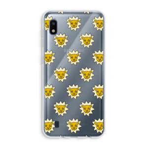CaseCompany Leeuwenkoppen: Samsung Galaxy A10 Transparant Hoesje