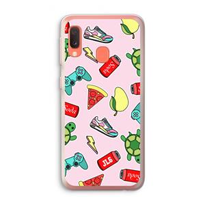 CaseCompany Things Jamie Loves: Samsung Galaxy A20e Transparant Hoesje