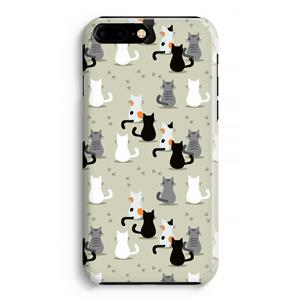 CaseCompany Katten: iPhone 8 Plus Volledig Geprint Hoesje