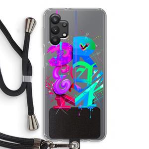 CaseCompany Dream: Samsung Galaxy A32 5G Transparant Hoesje met koord