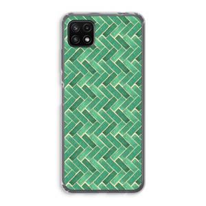 CaseCompany Moroccan tiles 2: Samsung Galaxy A22 5G Transparant Hoesje