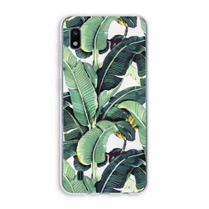 CaseCompany Bananenbladeren: Samsung Galaxy A10 Transparant Hoesje