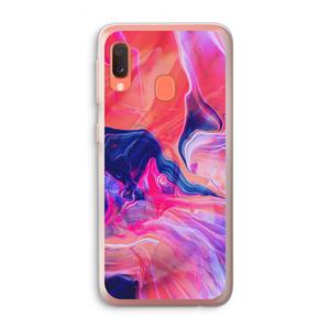 CaseCompany Earth And Ocean: Samsung Galaxy A20e Transparant Hoesje