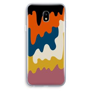 CaseCompany Baar A: Samsung Galaxy J3 (2017) Transparant Hoesje