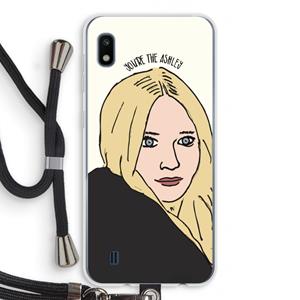 CaseCompany Ashley: Samsung Galaxy A10 Transparant Hoesje met koord