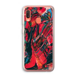 CaseCompany Endless Descent: Samsung Galaxy A20e Transparant Hoesje