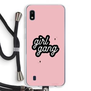CaseCompany Girl Gang: Samsung Galaxy A10 Transparant Hoesje met koord