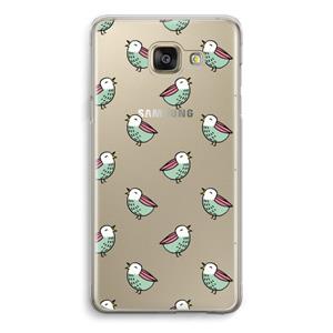 CaseCompany Vogeltjes: Samsung Galaxy A5 (2016) Transparant Hoesje