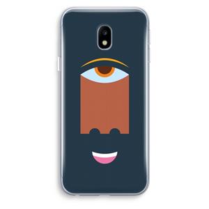 CaseCompany Mono M: Samsung Galaxy J3 (2017) Transparant Hoesje