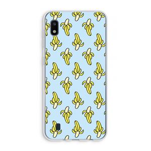 CaseCompany Bananas: Samsung Galaxy A10 Transparant Hoesje