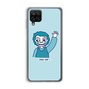 CaseCompany Zwaai: Samsung Galaxy A12 Transparant Hoesje
