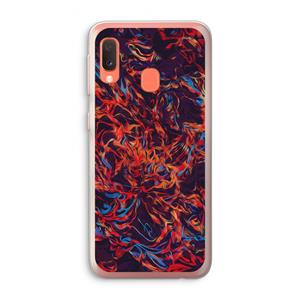 CaseCompany Lucifer: Samsung Galaxy A20e Transparant Hoesje