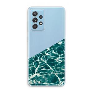 CaseCompany Weerkaatsing water: Samsung Galaxy A73 Transparant Hoesje