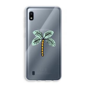 CaseCompany Palmboom: Samsung Galaxy A10 Transparant Hoesje
