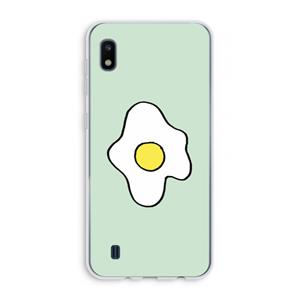 CaseCompany Spiegelei: Samsung Galaxy A10 Transparant Hoesje