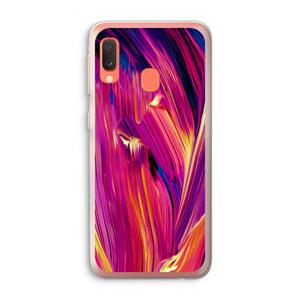 CaseCompany Phoenix: Samsung Galaxy A20e Transparant Hoesje